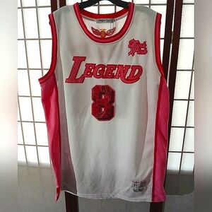 Kobe Bryant #8/#24 Gianna #2 Tribute Breast Cancer Jersey